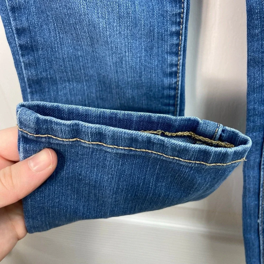 The Children's Place blue medium wash skinny slim stretch cotton jeans pants 6/7